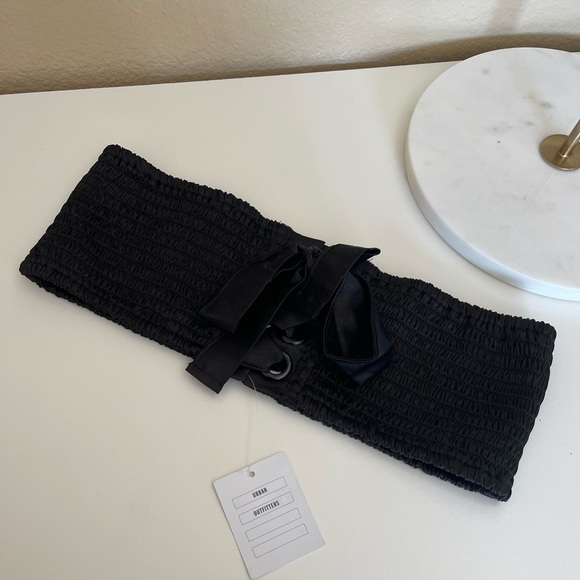 NEW Black Belt with laces - Picture 3 of 3